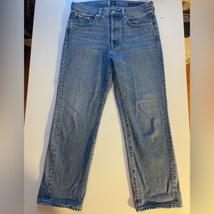 Edwin Kali Ankle Vintage Straight Button Fly Jeans - Size 28